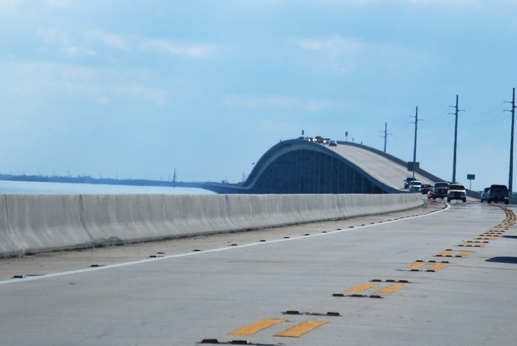 Florida - Isole Key, lungo la US1 sopra il 7 miles bridge