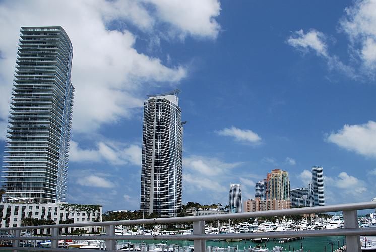 Miami beach, i grattacieli