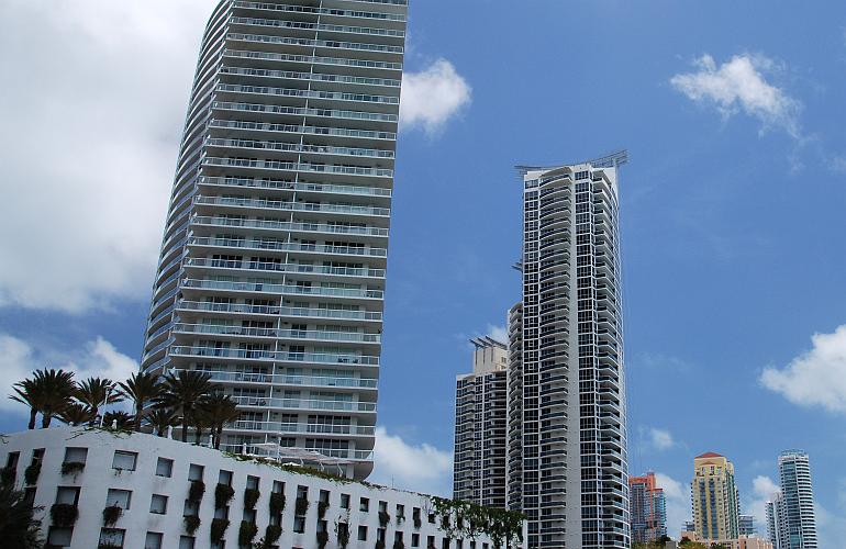 Miami beach, i grattacieli